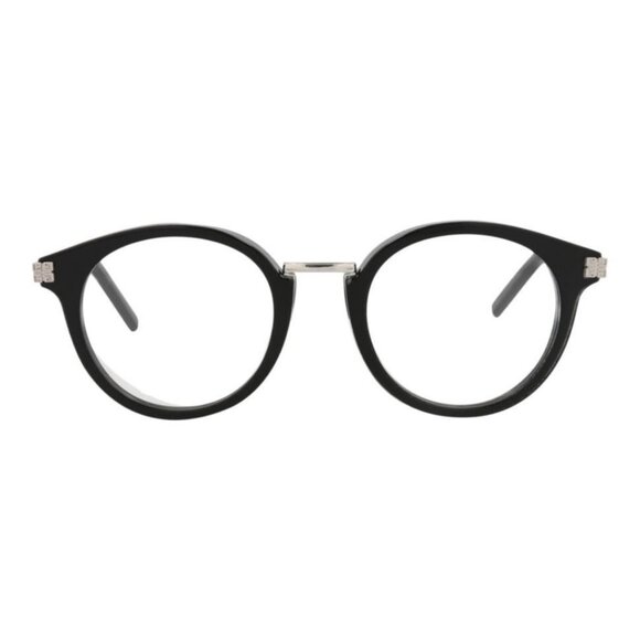 Givenchy Womens Round/Oval Black Silver Transparent Fashion Designer Eyewear - Picture 1 of 4
